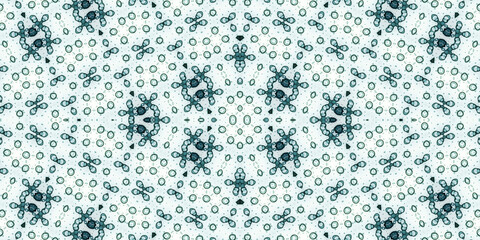Seamless kaleidoscope pattern. The texture of the woven pattern. Endless pattern