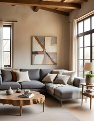 Modern living room interior. 