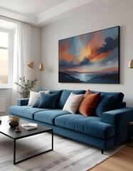 Modern living room interior. 