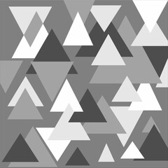 White Gray Polygon Abstrack background