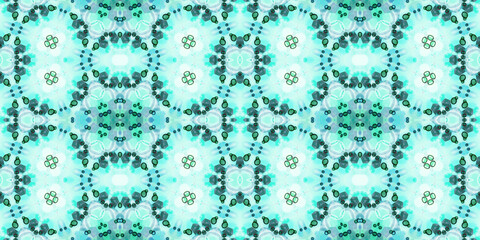 Seamless kaleidoscope pattern. The texture of the woven pattern. Endless pattern