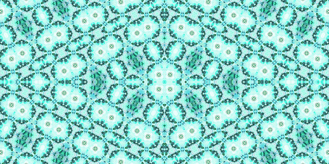 Seamless kaleidoscope pattern. The texture of the woven pattern. Endless pattern