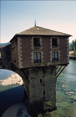 Historic bridge at Millau, France