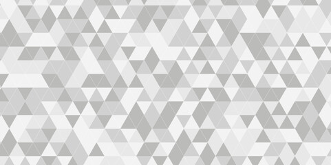 Obraz premium Seamless geometric pattern square shapes low polygon backdrop background. Abstract geometric wall tile and metal cube background triangle wallpaper. White polygonal background.