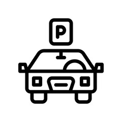 parking line icon