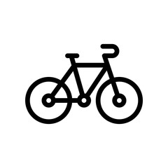 bicycle line icon