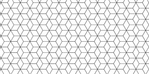 Abstract white geometric style minimal blank cubic. Geometric pattern illustration mosaic, square and triangle wallpaper. seamless triangles shap texture vector grid.