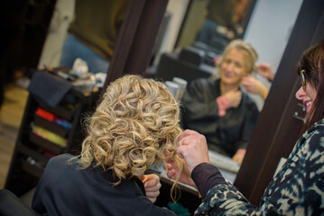 Coiffure, chignon de mariage