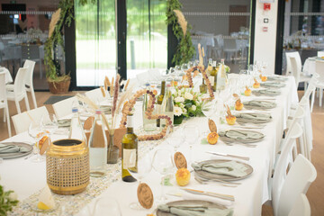 Décoration de table de mariage