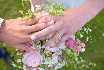 Bouquet de mariage, bouquet de fleurs