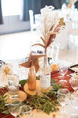 Décoration de table de mariage