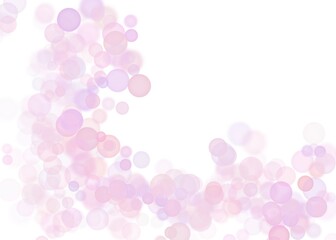 Abstract bokeh lights with soft light background illustration. Abstract background with bokeh light