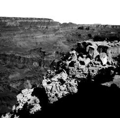 Clear Day At The Grand Canyon Arizona on Film