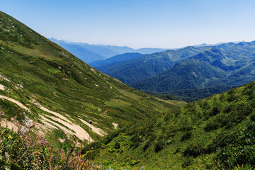 landscape in the mountains