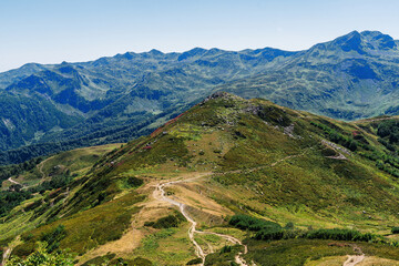 landscape with mountains