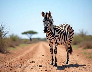 Obraz premium zebra in the wild