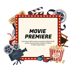 Movie Premiere Invitation Frame