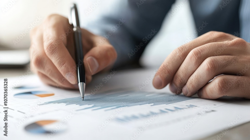 Aufkleber Auditor working with secure data chart, [Control risk analysis], [Mitigation in compliance] 