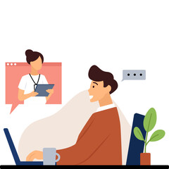 Online Meeting Concept