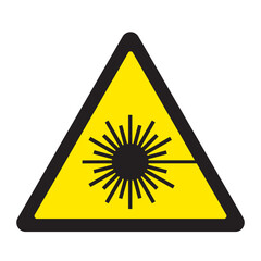 Warning Laser Hazard Signs