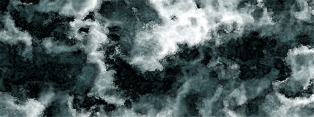 Abstract background with cement concrete dark background. Black stucco with dark wall texture. Grey aquarelle painted textured canvas Grunge design. 