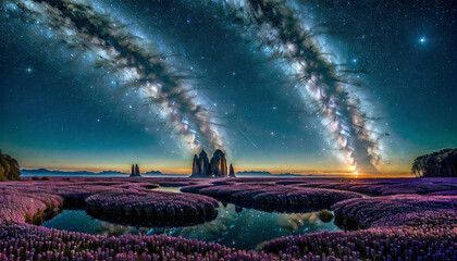 Ethereal Odyssey: Crystal Canvas