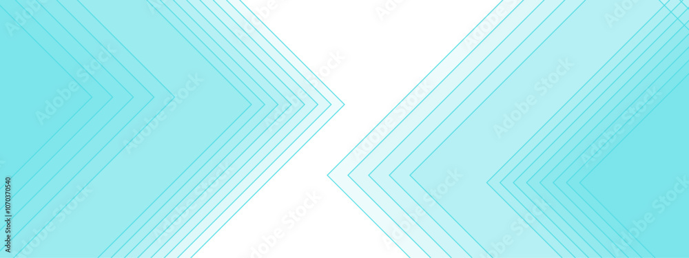 Poster Abstract background colourful technology Geometric squares in bright light. line elegant colorful striped diagonal line technology concept. Linear Geometric Pattern in Light Blue.