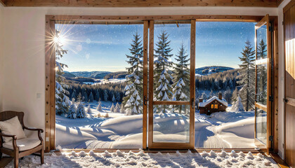 Winter's Gentle Lullaby: A Serene Snowy Retreat