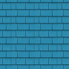 Wodden shingle roof tile seamless texture & background