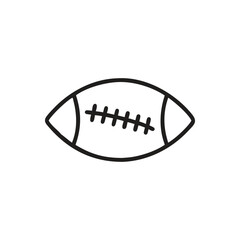 Rugby ball icon