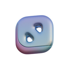 3D Soft Gradient & Futuristic Alphabet