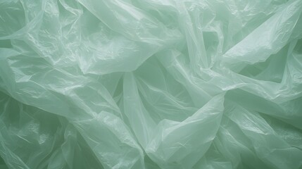 Obraz premium Crump Plastic Bags – A Close-Up of Crinkled Plastic Bags, Representing Waste and Environmental Concerns