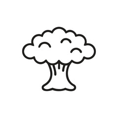 Mushroom cloud icon