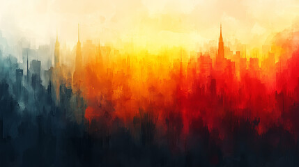 Germany flag colors abstract watercolor background