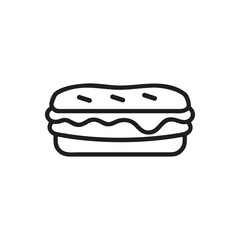 Bread with butter icon