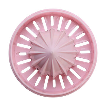 Plastic lemon squeezer on transparent background