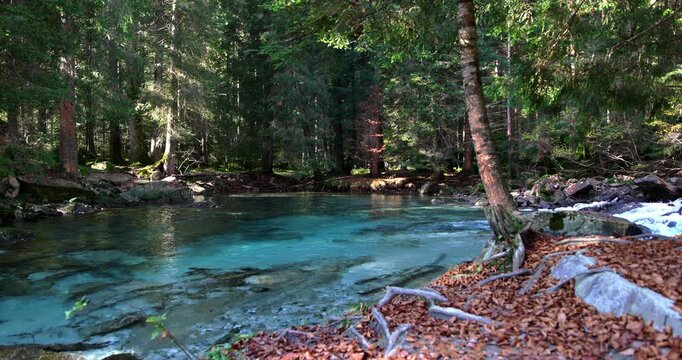  Autumn landscape on the Amola lakes