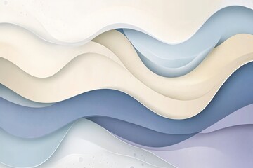Obraz premium Soft Flowing Organic Abstract Background