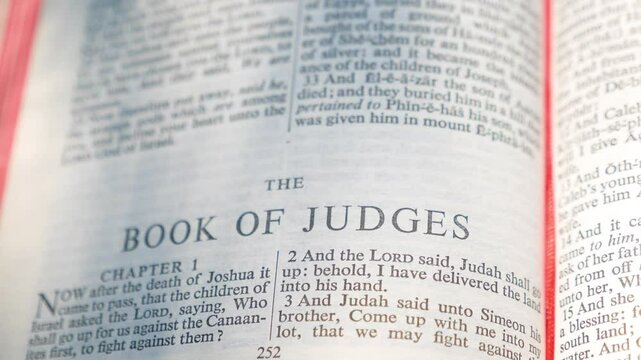 Book of Judges, chapter of Holy Bible book