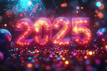 Vibrant Celebration of the Year 2025