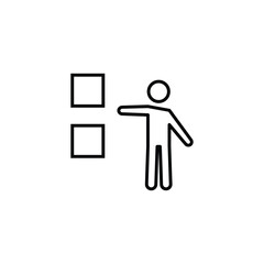 make choice and checkllist icon to do list symbol