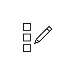 make choice and checkllist icon to do list symbol