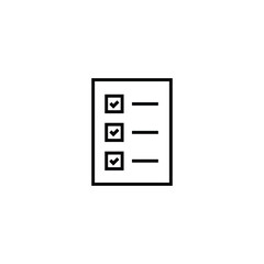 make choice and checkllist icon to do list symbol