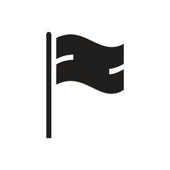 Waving flag icon