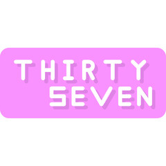 Thirty Seven Icon