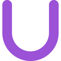 Ahalphabet U Icon © Iconise