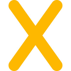 Ahalphabet X Icon
