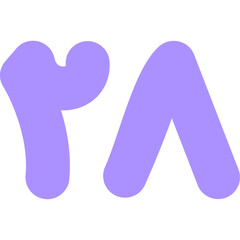Arabic Twenty Eight Icon