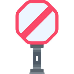 No Stopping Sign Icon