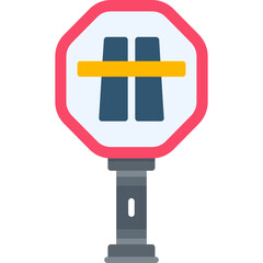 Toll Road Sign Icon